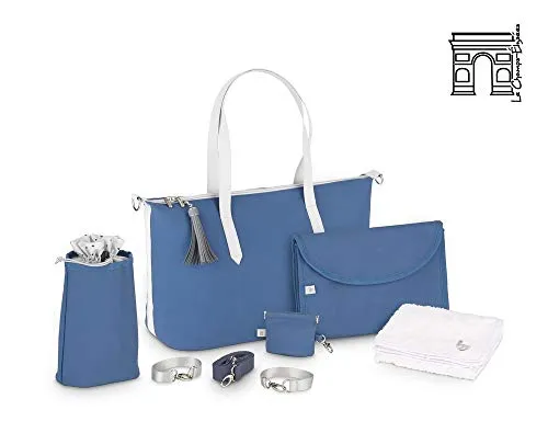 Babymoov Wickeltasche Le Champs-Elysées Safran blau in blau von Babymoov