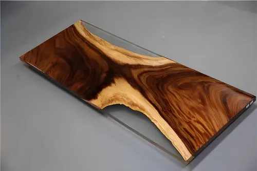 Esstisch Meer Wasser River – Echtes Holz Flusstisch 180x80 cm - Moderner Esstisch aus echtem Holz mit einzigartigem Flussdesign. Ideal für bis zu 6 Personen, bringt er natürliche Eleganz in Ihr Esszimmer.