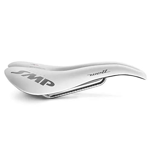 Sattel Selle SMP Well unisex weiß 280x144 mm - Fahrradsattel für Unisex Erwachsene, leicht mit nur 290 g, ideal für Rennräder und sorgt für optimalen Komfort auf langen Fahrten.