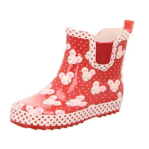 Beck Mädchen Muizen Gummistiefel, Rot, 27 EU - Gummistiefel aus robustem Synthetik, ideal für nasse Tage und spielerische Abenteuer im Freien.