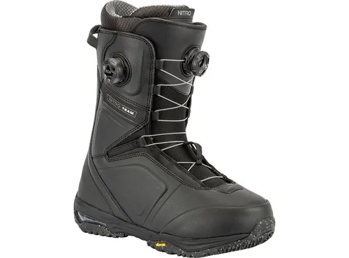 NITRO Team BOA WIDE 2026 Snowboard Boots EU46 - Hochwertige Herren Snowboard Boots mit BOA-System für präzisen Sitz, VIBRAM-Sohle für optimale Traktion und Härtegrad 8 für besten Halt auf der Piste.