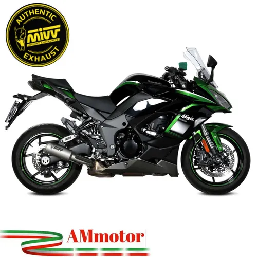 Auspuff Motorrad Mivv Kawasaki Ninja 1000 SX 2020 Endtopf MK3 Edelstahl Racing