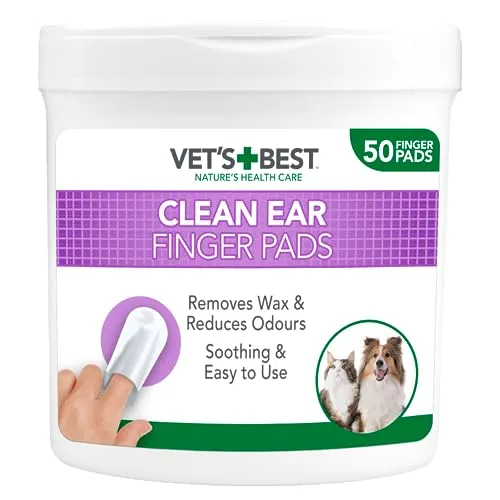 Vet's Best Hunde Ohrreinigungstücher – 50 Stück