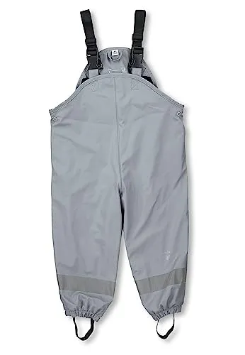 Sterntaler gefütterte Regenhose für Kinder - Wasserdichte Unisex Matsch- und Buddelhose - Wasserdichte und gefütterte Regenhose für Kinder, ideal für Regentage und Outdoor-Aktivitäten. Verstellbare Hosenträger und abknöpfbare Gummibänder sorgen für perfekten Sitz und Komfort.