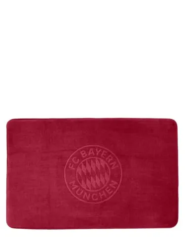 FC Bayern München I Badteppich 50x80 cm I Bordeaux in rot von FC Bayern München