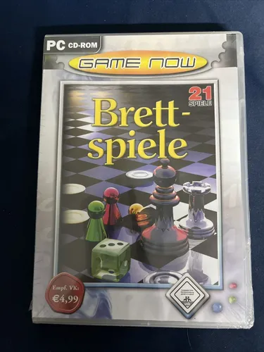 Brettspiele [21 Varianten] PC Win 98/Me/NT/2000/XP - Neu in Folie @350