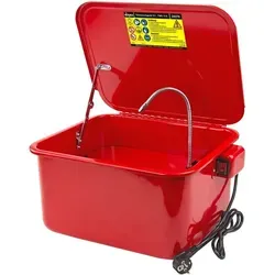 DEMA Teilewaschgerät 24376 - Reinigungswerkzeuge mit 13 l Kabinenvolumen, flexibler Pumpe (3 l/min) und kompakter, transportabler Bauweise für effizientes Reinigen von Teilen.