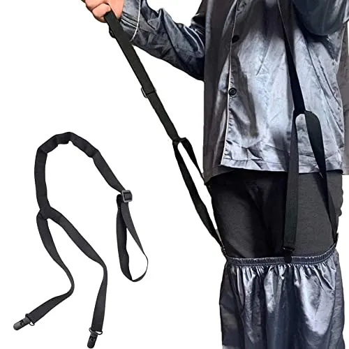 Fanwer Anziehhilfe mit Clip und Ziehen, 2 Stück, Hosenunterstützung für Behinderte und ältere Menschen, Senioren, Behinderte, schwangere Frauen, verstellbar 66–104 cm