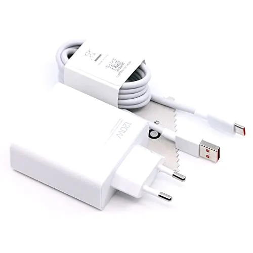 Ladegerät für Original Xiaomi MDY-13-EE 120W für Xiaomi 12T 5G, 12T Pro 5G, 12 Pro, 11T Pro, Poco F4 GT, Redmi Note 11 Pro Plus 5G 1m Fast Charge Hyper Charge Netzteil mit mungoo Displayputztuch