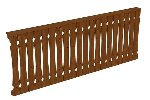 Produktbild Skanholz Brüstungsgeländer Balkonschalung, 255 cm