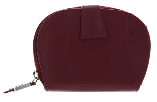 VOi Soft Penny Wallet Granat dunkelrot - Elegante Leder Geldbörse - Praktisches Portemonnaie aus hochwertigem Leder mit RFID-Schutz und cleverer Innenaufteilung für Karten und Münzen. Ideal für stilbewusste Damen.