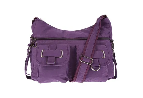 Christian Wippermann Umhängetasche Damenhandtasche in lila von Christian Wippermann