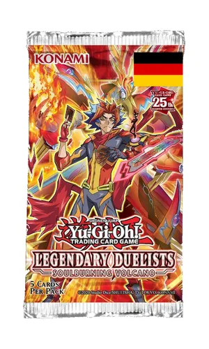 Yu-Gi-Oh! Legendary Duelists: Soulburning Volcano Booster Pack deutsch NEU OVP !