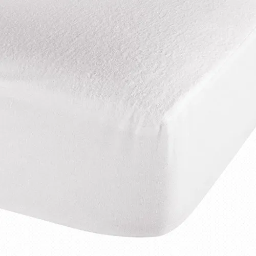 Dormisette Protect & Care Molton-Spannbettlaken 200x200 cm - Bettlaken aus 100% Baumwolle, atmungsaktiv und ideal für Allergiker. Rundumgummi sorgt für perfekten Halt auf der Matratze.