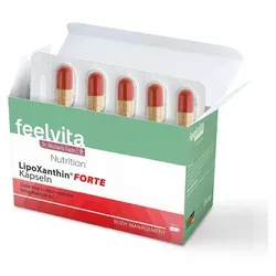 Feelvita Nutrition LipoXanthin Forte Kapseln - 3-Monatsvorrat (90 Kapseln) - Kombination aus Mikronährstoffen und Pflanzenbestandteilen für eine ausgewogene Ernährung. Ideal für ernährungsbewusste Menschen, die auf geprüfte Nährstoffe setzen.