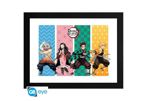 ABYstyle Poster DEMON SLAYER - Framed print Group