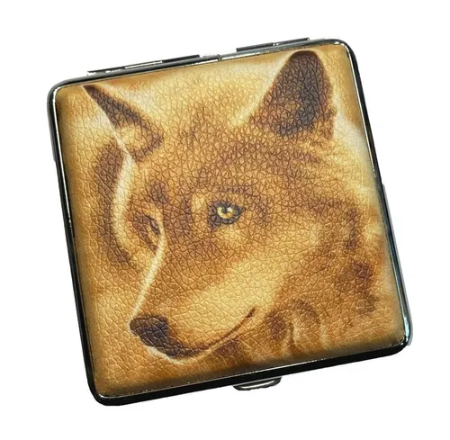 Westernlifestyle Aufbewahrungsbox Zigarettenetui Wolf Adler