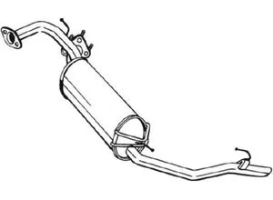 Produktbild Endschalldämpfer 282-949 BOSAL für HONDA CIVIC VIII Hatchback