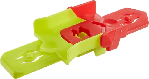 Mattel Hot Wheels Track Creator Gerades Trackset, ca. 1 Meter Track-Schnellstecksystem und 2 Adapter