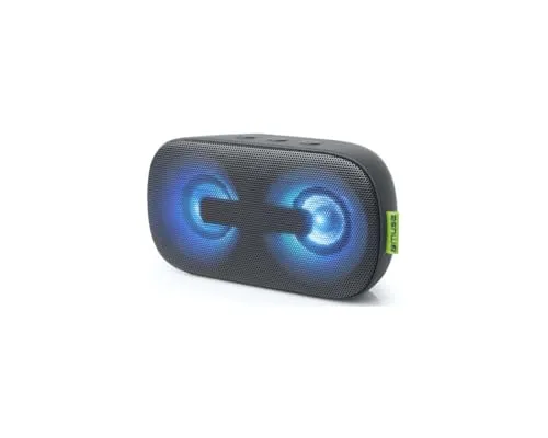 Muse M-370 DJ Tragbarer Bluetooth-Lautsprecher - Tragbarer Bluetooth-Lautsprecher mit stylischer Beleuchtung und Freisprechfunktion. Genießen Sie kabellose Musikübertragung bis zu 10 Meter Reichweite – perfekt für Partys oder entspannte Abende.