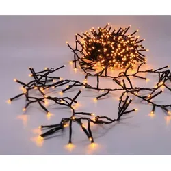 LED Cluster-Lichterkette 360 LEDs – Weihnachtsdeko für Innen & Außen
