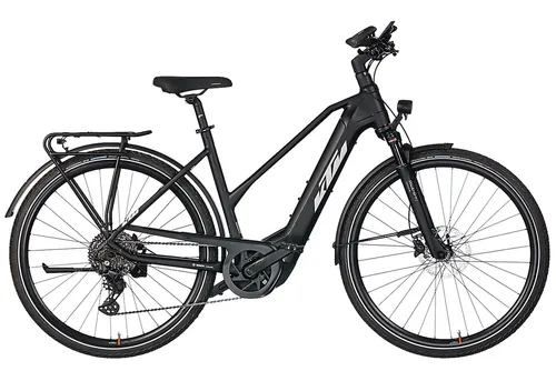 KTM Power Sport 10 625 Wh Damen Trapez schwarz 2024 von KTM