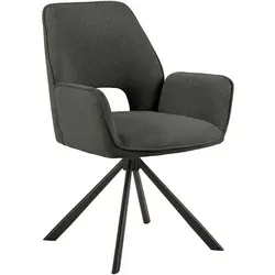 ACTONA GROUP Esszimmerstuhl Graham, Polsterstuhl mit Drehfunktion (Set, 2 St) - Die Esszimmerstühle »Graham« von ACTONA GROUP bieten hohen Sitzkomfort und eine praktische Drehfunktion. Ideal für kleine Räume, sorgen sie für ein stilvolles Ambiente im Essbereich. Hergestellt aus hochwertigem Stoff und stabilem Stahlgestell.