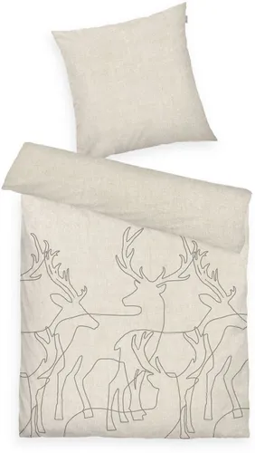 TOM TAILOR HOME Wendebettwäsche Lennart 135x200 cm in beige von TOM TAILOR HOME