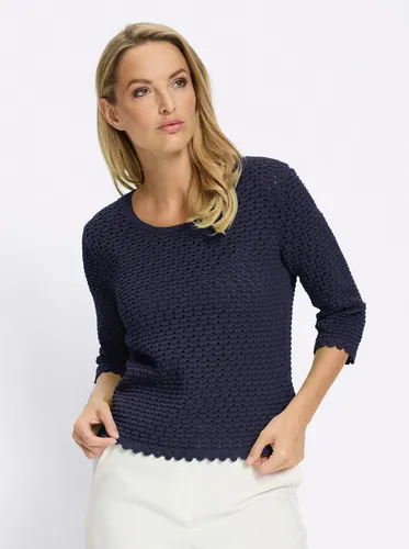 heine Strickpullover Pullover 3/4-Arm Ajour von Heine