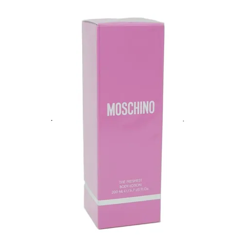 Moschino The Freshest Body Lotion 200ml - Luxuriöse Body Lotion mit frischem Duft, ideal für die tägliche Pflege. Spendet intensive Feuchtigkeit und sorgt für ein geschmeidiges Hautgefühl.
