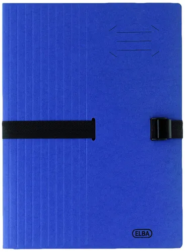 ELBA Dokumentenmappe CLIP'N GO DIN A4 aus Karton blau