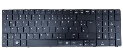 T-ProTek DEUTSCHE - Tastatur Keyboard Schwarz kompatibel für ACER Aspire 7736ZG-433G32Mn