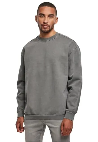 Urban Classics TB4956 Heavy Terry Crew Sweatshirt XXL - Stylisches Herren Sweatshirt mit überschnittenen Schultern und breitem geripptem Bündchen, perfekt für lässige Outfits und höchsten Tragekomfort.