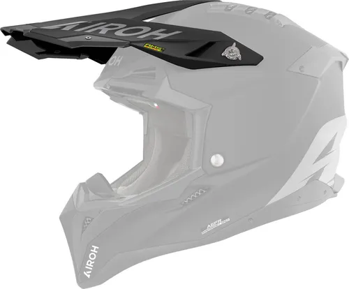 Airoh Aviator 3 Helmvisier in mattem Schwarz - Motorradhelme mit herausragendem Sichtfeld und kratzfester Beschichtung für optimale Sicherheit und Komfort beim Fahren.