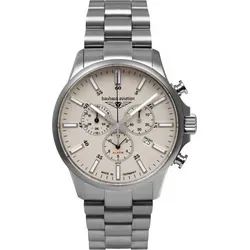 bauhaus Chronograph 2880M-5 - Titan Armbanduhr mit Saphirglas - Chronographen, hochwertige Herrenuhr aus Titan mit wasserdichtem Design bis 10 bar und kratzfestem Saphirglas - Präzision Made in Germany.