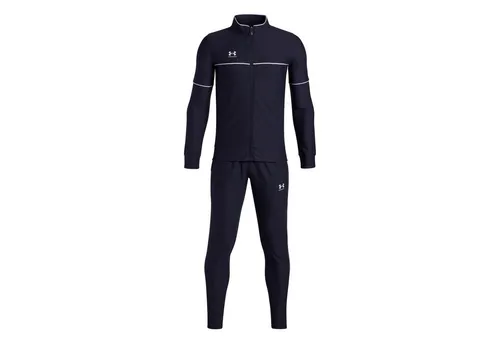 Under Armour Jungen Trainingsanzug Challenger Tracksuit - Trainingsbekleidung in Midnight Navy, aus 100% Polyester, pflegeleicht und ideal für aktive Jungen im Alter von 137-149 cm.