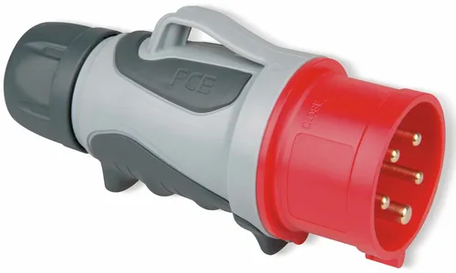 PCE CEE-Stecker mit Phasenwender GRIP TT, 16 A, 5-polig 70153-6tt