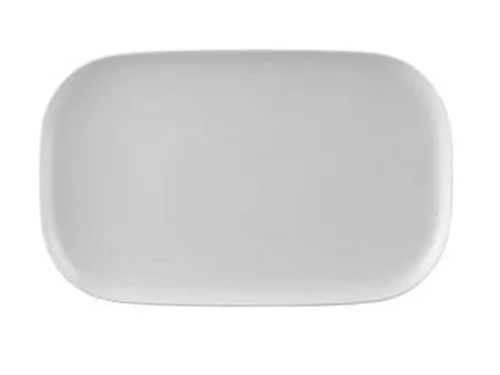 Rosenthal Weiss Moon Platte 38 cm - Elegante Servierplatte aus hochwertigem Porzellan, mikrowellengeeignet und perfekt für festliche Anlässe oder den täglichen Gebrauch.