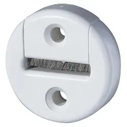 Maxi Gurtführung rund weiss mit Bürste - Pflegeaccessoires, sorgt für eine präzise und saubere Führung von Gurten und schützt vor Verunreinigungen dank integrierter Bürste.