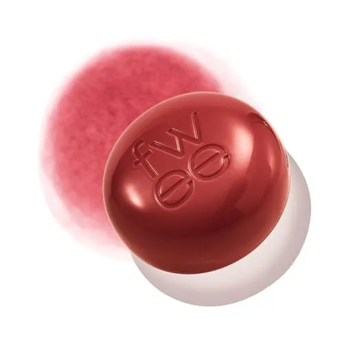 fwee Blurry Pudding Pot | Airbrushed Blush & Lip, Buildable Pigment, Long-lasting, Lightweight, Easy to Blend, Natural Soft Matte Finish - Film (Rosy Mauve) | 0.17 oz