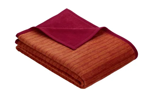 IBENA Wohndecke JACQUARD FANO BL 150x200 cm in rot von IBENA