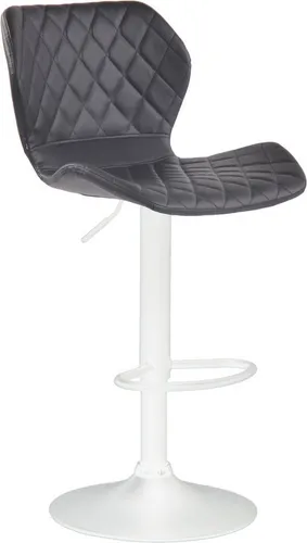 furnicato Barhocker Cork Kunstleder schwarz – Höhenverstellbar & Drehbar