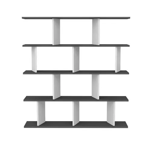 DEMA Home Standregal Jorin, eleganter Bücherregal Raumteiler 137x130 cm - Standregal in modernem Design, bietet großzügigen Stauraum für Bücher und Dekoration, ideal für Wohnzimmer oder Büro.
