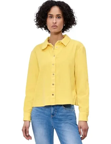 STREET ONE Langarmbluse Corduroy mit Hemdkragen Größe 40 von Street One