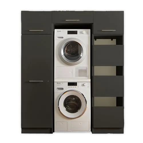 Laundreezy Waschmaschinenschrank für Trockner und Waschmaschine