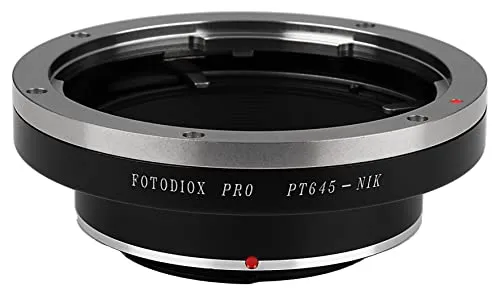 Fotodiox Pro Lens Mount Adapter Compatible Pentax 645 Lenses on Nikon F-Mount Cameras