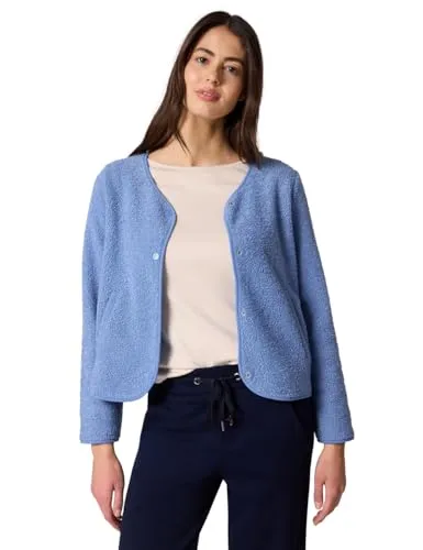 Cardigan STREET ONE Damen, V-Ausschnitt, bonbonblau, Gr. 44 von Street One