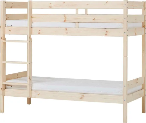 Hoppekids Etagenbett ECO Comfort Kinderbett 90x200 oder 70x160 aus Massivholz in 4 Farben, TÜV, FSC und Nordisches Umweltzeichen – wahlweise mit Matratzen