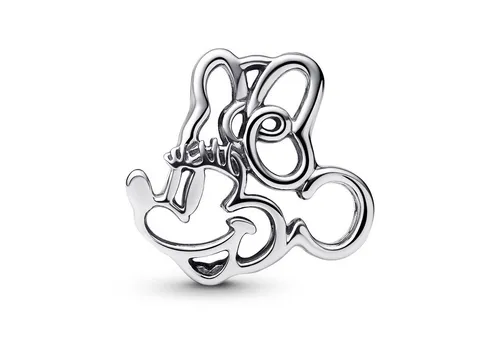 Pandora Kettenanhänger Silber Charm Disney Minnie Maus - Kettenanhänger aus der Disney x Pandora Kollektion, aus poliertem 925 Sterlingsilber, mit offen gearbeiteter Minnie Maus für einen besonderen Look.