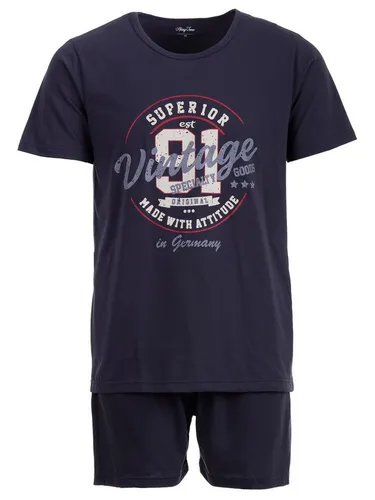 Henry Terre Schlafanzug Pyjama Set Shorty - Paul Vintage